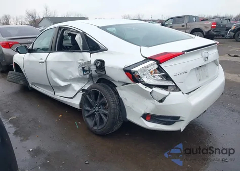 2020 Honda Civic Sport z USA, uszkodzony, nr VIN 19XFC2F84LE021004